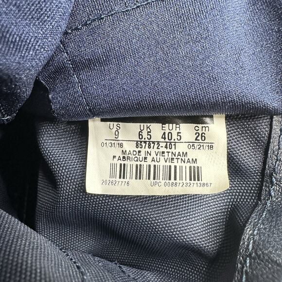 Nike SF Air Force 1 Womens 9 High Midnight Navy Suede Shoes 857872-401 No Straps - Picture 7 of 8